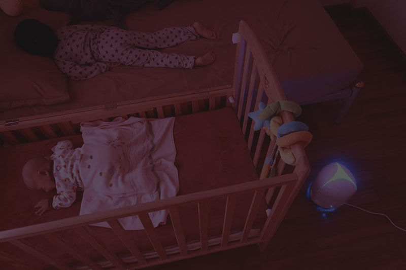 baby sleeping with airfree