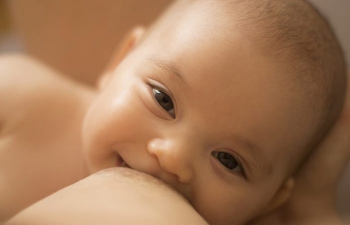 ให้ลูกดูดนมจากเต้า ให้ลูกดูดนมจากเต้า